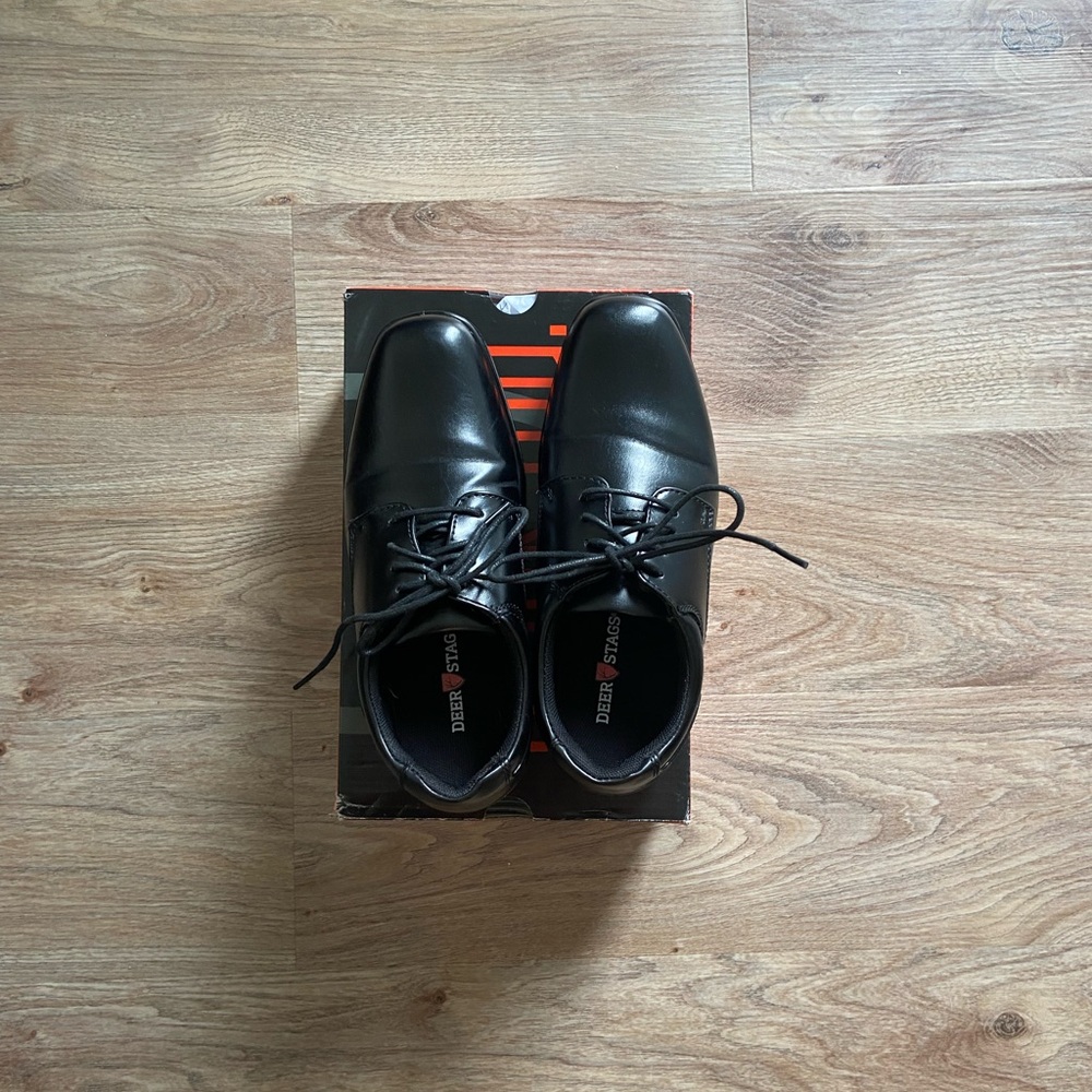 Deer Stag Boys Classic Dress Oxford Shoes
